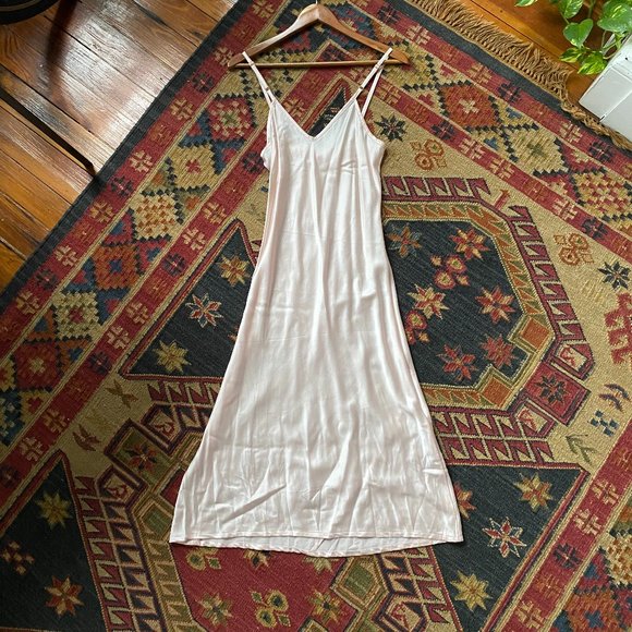 Brook There Rose Quartz Pearl Silk Slip Dress 100% pure silk - NWOT - Picture 2 of 5